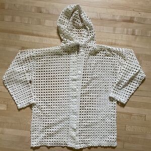 Wet Works lace crochet-like  beach cover up